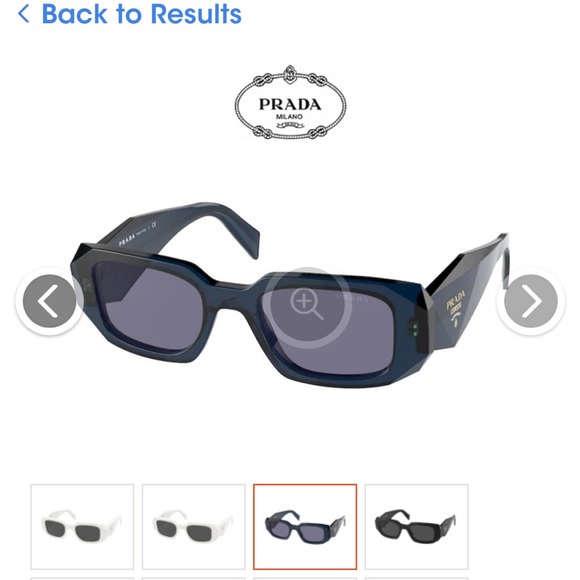 Prada Symbole Sunglasses - Midnight Navy - Picture 7 of 7